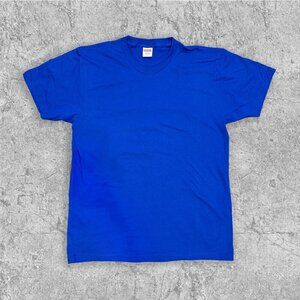 SUPREME SHORT SLEEVE BLANK T-SHIRT ROYALSIZE M